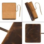 Leather Knife Roll Bag Professional Chef Knife Case, Durable Knife Sheath Holder, Cooks & Culinary Tools Carrying Storage, Portable Knife Wrap - 4 Slots - Image 10