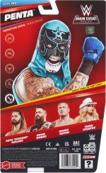 Mattel WWE Penta Action Figure, Main Event Series #163, 6-inch Collectible Superstar with 14 Articulation Points & Life-Like Look - Image 7