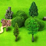 70pcs Mini Mixed Miniature Fake Trees Model Train Scenery Artificial Wargame Trees Model Railroad Scenery Diorama Supplies for DIY Landscape - Image 7