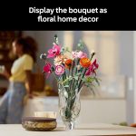 LEGO Botanicals Pretty Pink Flower Bouquet Building Set for Adults - Gifts for Birthdays - Artificial Flowers for Decor or Table Display - 10342 - Image 7
