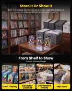 10 Pack Current Comic Book Top Loaders, 15 Mil Rigid | PVC Hard Sleeves, 5mm Deep Comic Book Hard Sleeves Protectors for Modern Comics Storage, Display, Collection & Signed Comics - Image 10