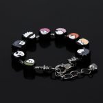 DIY JJK Charm Bracelet Gifts – 9 Mini Anime Faces in Chibi Style – Gojo, Yuji, Sukuna, Panda & More – Removable Alloy Chain for Fans and Collectors - Image 3