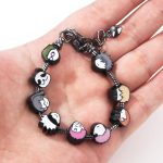 DIY JJK Charm Bracelet Gifts – 9 Mini Anime Faces in Chibi Style – Gojo, Yuji, Sukuna, Panda & More – Removable Alloy Chain for Fans and Collectors - Image 6