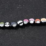 DIY JJK Charm Bracelet Gifts – 9 Mini Anime Faces in Chibi Style – Gojo, Yuji, Sukuna, Panda & More – Removable Alloy Chain for Fans and Collectors - Image 8