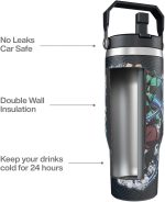 Demon Slayer Kimetsu No Yaiba Tanjiro Anime Tumbler, 30 Oz, Stainless Steel - Image 5