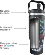 Demon Slayer Kimetsu No Yaiba Tanjiro Anime Tumbler, 30 Oz, Stainless Steel - Image 7
