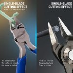 Model Building Tools Kit,6-Piece with 4.3inch Precision Model Nipper, Clean Cuts with No Whitening, for Plastic Models, Gundam, Miniatures - Image 6