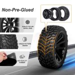 HobbyPark Outer Diameter 2.99 inch / 76mm Rubber RC Car Tires & Wheel Rims Foam Inserts 12mm Hex Hub (4-Pack) - Image 5