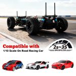 HobbyPark Outer Diameter 2.99 inch / 76mm Rubber RC Car Tires & Wheel Rims Foam Inserts 12mm Hex Hub (4-Pack) - Image 6