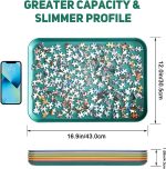 Nariolar 16.9" x 12" Extra-Large Puzzle Sorting Trays Stackable | 6 Pack Puzzle Sorter for Sorting 2000/3000/5000 Puzzle Pieces - Image 4