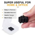 Small Strong Rare Earth Magnets, 3 Sizes 30pcs,Black | Neodymium Fridge Magnets for Whiteboard, Billboard, Hobbies, Office, Round Button - Image 4