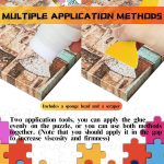 Puzzle Glue, Suitable for 1000/3000/5000 Pieces of Paper and Wood Puzzles, Clear Quick Dry Jigsaw Puzzle Glue, Used of Paper Puzzles (1 apck) - Image 4