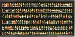 DisplayGifts Toy Minifigures Miniatures Display Case Frame Wall Cabinet Stand 200 Toys Dust Protection Black - Image 3