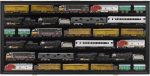 DisplayGifts Toy Minifigures Miniatures Display Case Frame Wall Cabinet Stand 200 Toys Dust Protection Black - Image 6