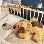 WEIGEDU Floppy Stuffed Dog Puppy Plush Toy, 20 inch, Brown | Huggable Beagle Labrador Retriever Stuffed Animal Dogs, Lying Down, Super Soft, for Kid Girl Boy Baby Christmas Birthday Gift - Image 8