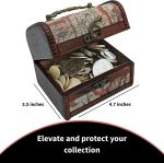 Coin Collection Storagе - Collectible Coins for Collectors - Treasure Chest with 1Lb. of Rare Coins - World Currency Set in Decorative Box - Old Foreign Currency - Image 9