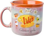 Silver Buffalo Gilmore Girls High Gloss, Ceramic Camper Mug, 20oz | Luke's Diner, Cafe Logo, 0.59 Liters - Image 3