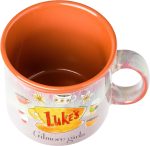 Silver Buffalo Gilmore Girls High Gloss, Ceramic Camper Mug, 20oz | Luke's Diner, Cafe Logo, 0.59 Liters - Image 5