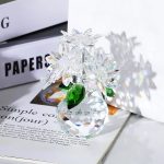Ornalrist Crystal White Daisy Flower Figurine Glass Flower Decor | Glass, Bouquet Floral Collectible, Decor Gifts, For Friends Women Mom, Birthday Christmas - Image 3