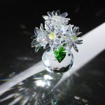 Ornalrist Crystal White Daisy Flower Figurine Glass Flower Decor | Glass, Bouquet Floral Collectible, Decor Gifts, For Friends Women Mom, Birthday Christmas - Image 6
