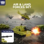 TOY Life Army Men Toy Set, Green Plastic Soldiers Action Figures, Army Guys Toys for Boys, Toy Army Men Set with Vehicles - Kids Army Toys for Ages 4-12 - Image 5