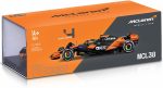 Bburago 1:24 Scale 2024 Formula Race McLaren MCL38 Diecast Vehicle with Helmet, Norris #4 - Image 5