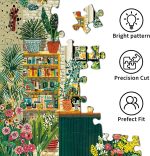 Botanical Garden Puzzles for Adults 1000 Pieces, Jigsaw Puzzles for Adults 1000 Piece, Challenging Game Toys, Impossible Puzzle, Family Decoration Puzzle - Image 8