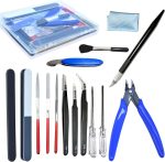 Gundam Model Tool Kit, 28pcs Hobby Building Tool Set, Modeler Basic Tools Craft Set for Cars, Airplanes, Buildings, Gundam, Robots Models Repairing and Fixing - Image 2
