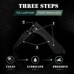 FrogLube Knife Cleaning Kit - Non Toxic Knife Cleaner Kit | Scent Free Cleaner, Safe on All Metals & Finishes - Knife Lubricant Bonds to Metal & Protects Against Rust & Corrosion - Image 4