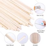 140 Pcs Balsa Wood Sticks, 1/8 X 1/8 X 12 in Square Dowel Rods | Smooth Unfinished Wood, Easy To Cut, Paint, And Stain For Crafts, Models, Dollhouses, Frames, And DIy Projects - Image 4