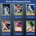 200 Card Sleeves Hard Plastic, Trading Card Holder (100 Hard + 100 Soft) | 3"x 4" Sports Cards Protectors, 35pt Baseball Card Holder Hard Cases fit for Baseball Sports MTG PKM Cards - Image 6