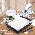 Paint Roller Kit with Extension Pole, 27 Piece Set, 2 to 4 Ft Pole, 4"9" Paint Rollers, Paint Brushes Set for Professional Painting,House Paint Roller for All Latex and Oil Paints & Stains - Image 8