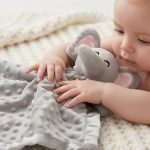 Pro Goleem Elephant Security Blanket, Soft Lovey Unisex Lovie Baby Gifts for Boys and Girls Snuggle Toy Stuffed Animal Newborn Essentials and Items Grey 16 Inch - Image 5