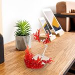 iplusmile Action Figure Stand, Assembly Figure Display Holder for Doll | Fire Effects Action Figure Model Support Base Stand, Compatible with HG RG SD SHF 1/144, Red - Image 9