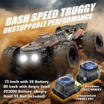 HYPER GO H14BM V3 1/14 Brushless RC Cars for Adults Fast 50 mph | RC Truck, 3S Power, Fast Extreme, Waterproof, 2 batteries, for Snow or Sand - Image 4