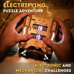 Puzzle Potato Tesla Box - Electronic Puzzle Box - Escape Room Game in a Box - Brain Teaser - 3D Wooden Puzzle for Adults - Money Puzzle Box for Cash Gift - Birthday GiftBox MoneyBox - Image 3