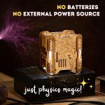 Puzzle Potato Tesla Box - Electronic Puzzle Box - Escape Room Game in a Box - Brain Teaser - 3D Wooden Puzzle for Adults - Money Puzzle Box for Cash Gift - Birthday GiftBox MoneyBox - Image 4