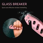 Pink Pocket Knife for Women - Legal Small Knife - 2.68 Inch Serrated Blade - Womens Knife for Self Defense - Cute Girl Survival Tool Pocket & Folding Knives - Mothers Day Gift Idea - 6655 P - Image 5