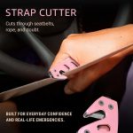 Pink Pocket Knife for Women - Legal Small Knife - 2.68 Inch Serrated Blade - Womens Knife for Self Defense - Cute Girl Survival Tool Pocket & Folding Knives - Mothers Day Gift Idea - 6655 P - Image 7