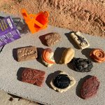 Safari Ltd. Ancient Fossils TOOB - Figurines: Dino Footprint, Giant Crab, Ammonite, Raptor Claw, T-Rex Tooth, Frog Skeleton, Sea Scorpion & More - Educational Toys for Boys, Girls & Kids Ages 3+ - Image 4
