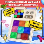 SMILESSKIDDO Kids Games Brain Teaser Slide Puzzle, with 1000+ Challenges | Original 3 Modes, Travel Toys Electronic Sliding Gifts for Boys & Adults, Fun Unblocking Logic Toy for Kid - Image 7
