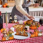 Yousoontic 6 Pcs Fall Thanksgiving Table Decor,Cute,Bright Orange | Wooden Thanksgiving Table Decorations Centerpieces, Thanksgiving Decorations, Give Thanks, Pumpkin & Truck Tabletop Signs - Image 5