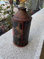 Burger Beer Vintage Cone Top Can, Antique Collectible Metal Beer Can - Image 3