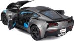 Maisto 1:24 Assembly Line 2017 Chevrolet Corvette Grand Sport - Grey - Image 6