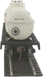 Walthers Trainline 40' Tank Car-Ready to Run-Baker's Chocolate GATX #31057 (White, Black, red) 931-1615 HO Scale Model Railroad - Freight Model - Image 4