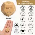 Movie Dice, 12-Sided Date Night Dice Game for Couples & Friends | Roll to Pick a Random Movie Genre for Date Nights; a Fun Gift for him, her, Couples, Birthdays, Anniversaries & Holidays. - Image 3