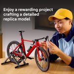 LEGO Icons Road Bike - Building Set for Adults, Ages 18+ - Model Racing Bike with Realistic Details - Home Office or Desk Decor - Gift for Men & Women - 11380 - Image 4