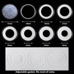 MUDOR 41mm Silver Dollar Coin Holder, 60 Pieces Eagle Coin Capsules | 7 Sizes Foam Gasket, Coin Collection Supplies,1 oz Silver Coin Storage Case Box - Image 4