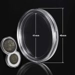 MUDOR 41mm Silver Dollar Coin Holder, 60 Pieces Eagle Coin Capsules | 7 Sizes Foam Gasket, Coin Collection Supplies,1 oz Silver Coin Storage Case Box - Image 6