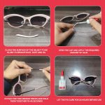 (2-in-1) Super Glue for Plastic with Brush Applicator & Nozzle - Fast Setting Plastic Glue Heavy Duty for Solid Bonds, DIY & More, Crystal Clear & No Stain Glue - Image 4